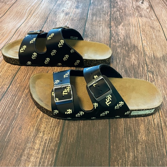 FOCO FSU Double Buckle Sandals Size M (7-8) NWOT - Picture 4 of 8